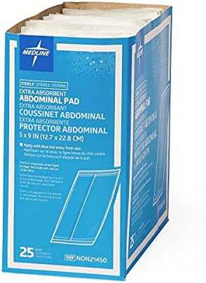 Thick cellulose core abdominal pad for heavy wound drainage care