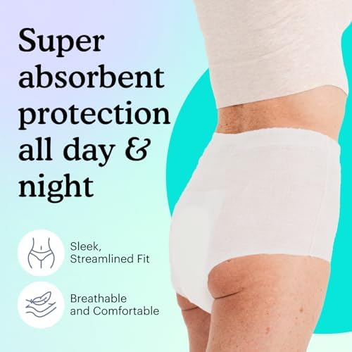 Because unisex nighttime protective briefs showing elastic waistband construction