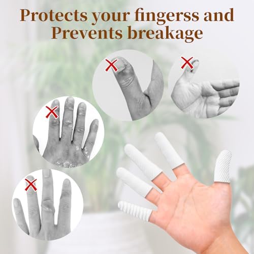 Comfortable and sweat absorbent cloth toe sleeves being applied for injury care