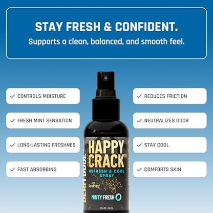 Derm Dude Happy Crack 2 ounce bottle imported skincare for men