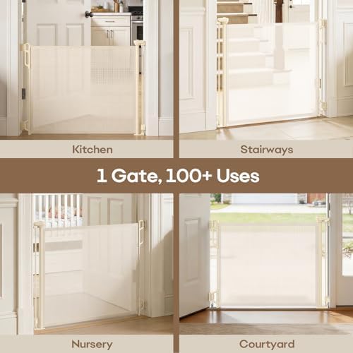 Adjustable lower wall mounts of the Spaceany gate compensating for a floor baseboard