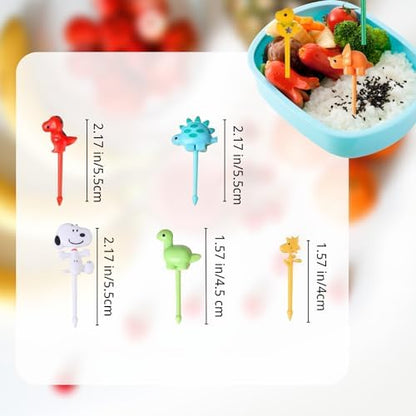 Close up of Kaishane decorative food picks for healthy meals