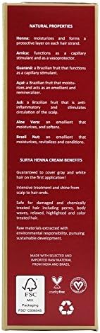 Surya Brasil Henna Cream application brush and bottle