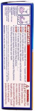 2.7 oz denture adhesive powder container with single daily application