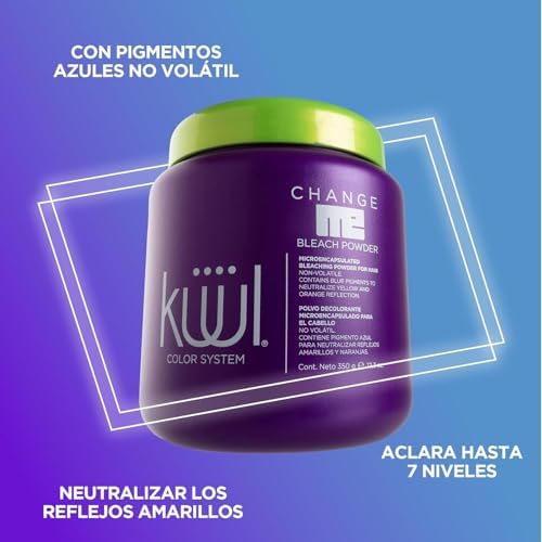 Imported micro encapsulated salon grade color extraction powder side view