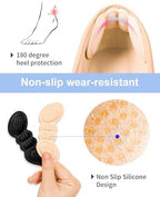 Microfiber 4D sponge shoe inserts for high heels.