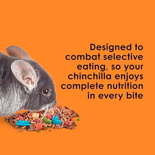 Kaytee Fiesta Chinchilla Food daily diet ingredients display