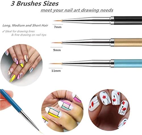 Professional UV gel painting tools for nail design