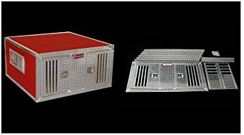 Owens 55048 heavy-duty diamond tread aluminum DIY transport kit parts showing side ventilation panels.