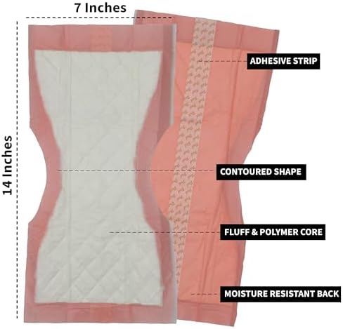 Vakly postpartum pads forty count packaging details for new mothers