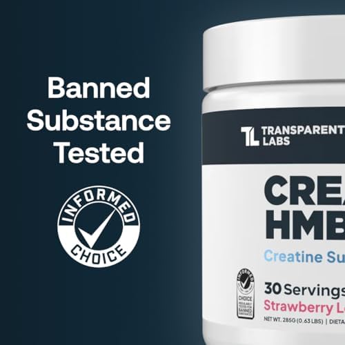 Transparent Labs strength series supplement label ingredient details