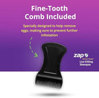 Zap extra strength lice kit for kids and adults usage instructions