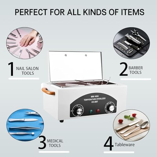 Top view of ZJchao dry heat sterilizer for salon tools