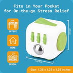 Antsy Labs imported stress relief toy highlighting the smooth oval breathing indent.