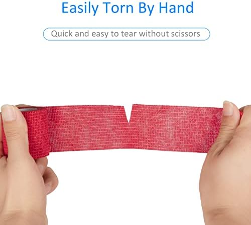 Breathable non-woven athletic tape showing hand-tear feature.