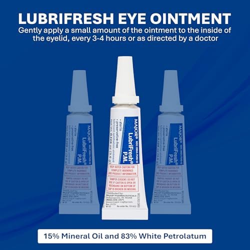 Preservative free sterile eye lubricant tube 3.5 grams