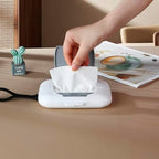 Side profile of PandaEar portable wet wipe container