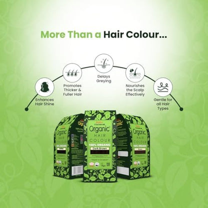 Radico Colour Me Organic ingredient list on product box