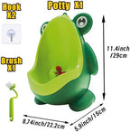 Cmaqpw frog pee trainer with spinning target for boys
