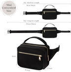 Printe small diaper bag displayed with portable changing pad