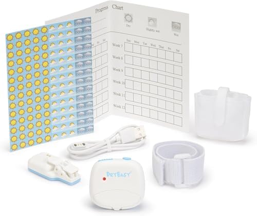Side view of the DryEasy Pro wireless alarm transmitter for boys and girls.