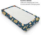 Hwmmbh basketball changing pad cover fitted on changing table