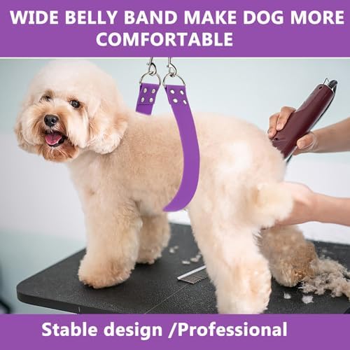 Waterproof dog grooming restraint for table use