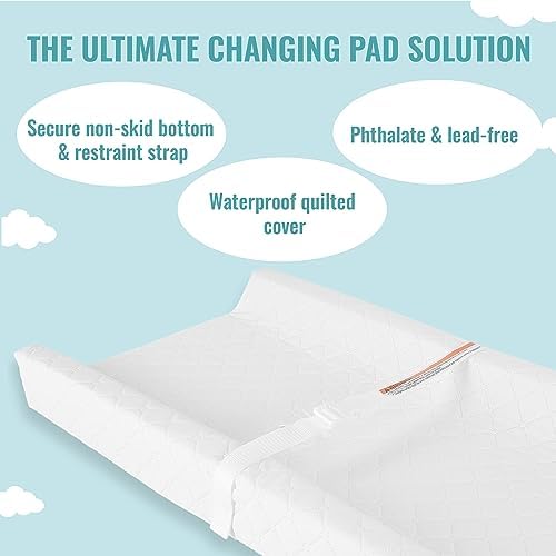 Dream On Me baby changing pad bottom view showing non skid texture