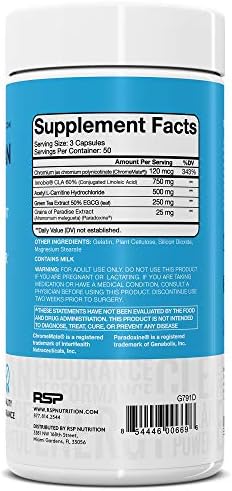 RSP Nutrition QuadraLean - Stimulant Free Weight Management, Metabolism Booster, Energy & Appetite Support - CLA, L-Carnitine, Green Tea Extract, Non-Stim Formula, 50 Serv (Packaging May Vary) - Image 3