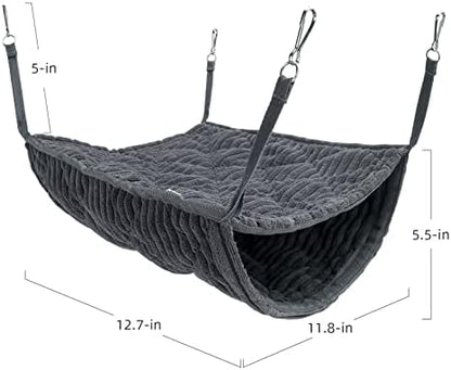 Top view of Niteangel hanging bunkbed for rats and ferrets