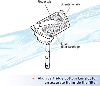 Aqueon QuietFlow E Internal ten gallon compatible small replacement aquarium filters
