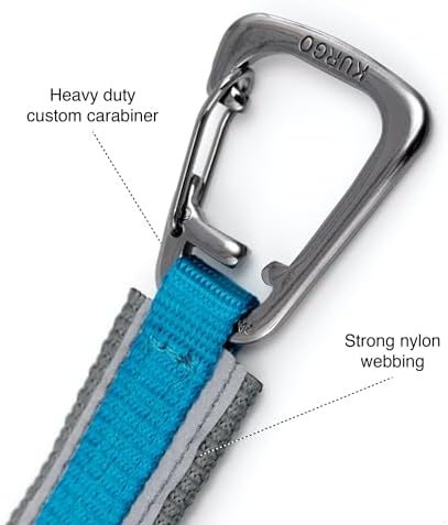 Kurgo dog lead used as crossbody strap