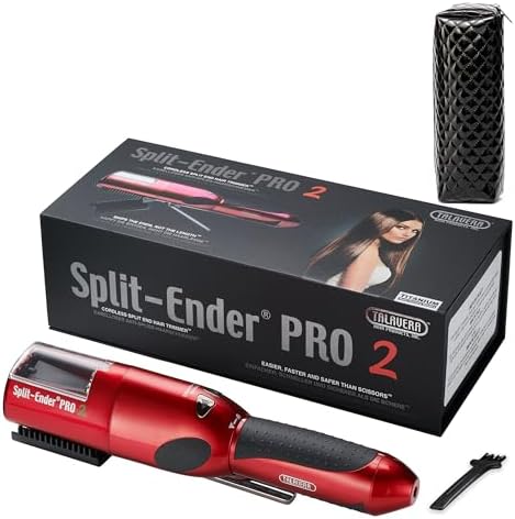 Split-Ender Pro 2 cordless beauty tool package with rechargeable battery and power adapter