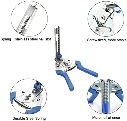 Womour wire cage clamp tool joining two metal mesh fence panels together