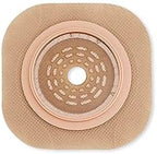 Back view of the Hollister ostomy skin barrier highlighting the customizable cutting measurements