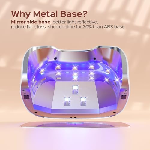 Bolasen rechargeable nail lamp during a pedicure application