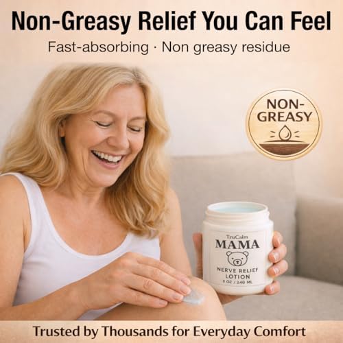 Nuturna Mama neuropathy relief cream jar with ingredient highlights
