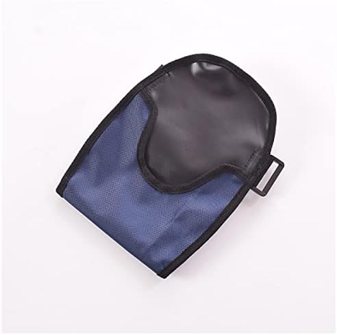 Water resistant stoma shower shield showing secure buckled abdominal strap