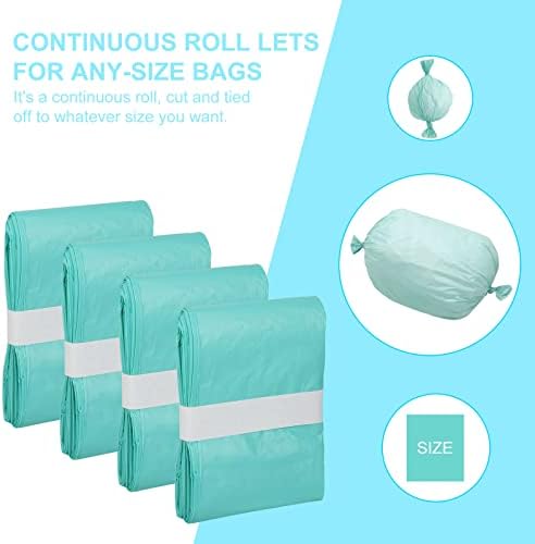 Lisyee refill rolls showing continuous green plastic material
