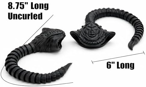 Detailed close up of the 3D printed Bloop monster figure showing large open mouth structure