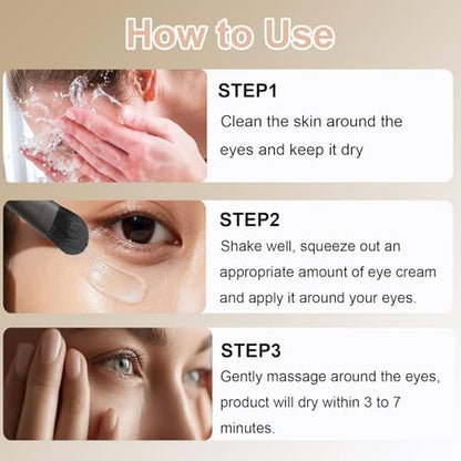 LA ELOURIS temporary eye tightener showing the dual pack components for complete eye area skin lifting.