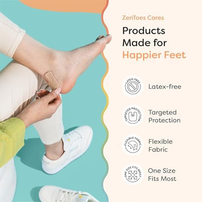 U-shaped adhesive moleskin pads for corn and callus treatment.