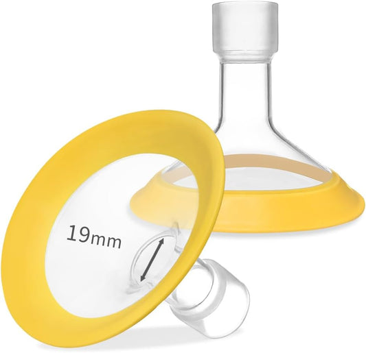 Pumpmom Us 19mm oval flange shields front view