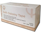Soft silicone gel strips for stoma barrier leak prevention and skin evening