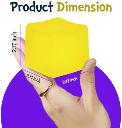 Side angle view of the non-toxic hypoallergenic SUPERZON fidget toy.