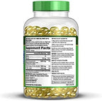 Finest Nutrition fish oil supplement back label details