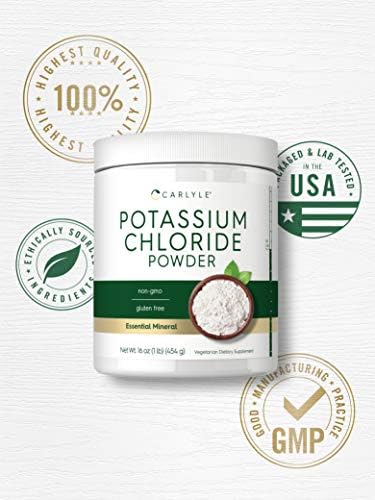 Sodium free table salt alternative for dietary wellness label close up.