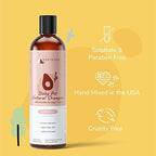 Close up of avocado oil and rosemary ingredients for pets