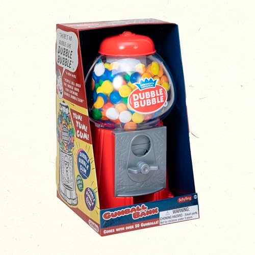 Schylling eight point five inch candy bank package showing age recommendations and safety warnings