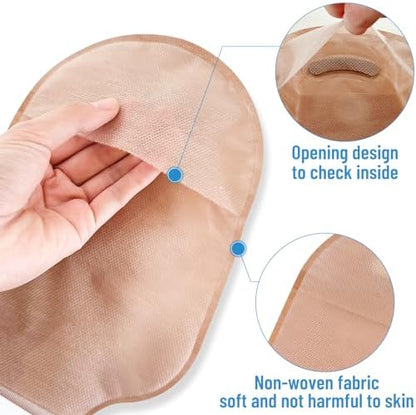 Heagimed Jenshhch adult ostomy care supplies set including measuring card and instruction manual